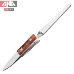 پنس فيبري قفل دار انبري سرصاف پهن مدل 1Pk 16cm