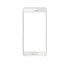 گلس تعميراتي سامسونگ Samsung A510-A5 2016 رنگ سفيد