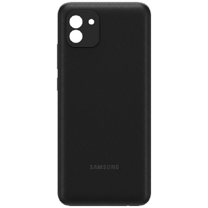 درب پشت سامسونگ Samsung A03 / A035 رنگ مشکي