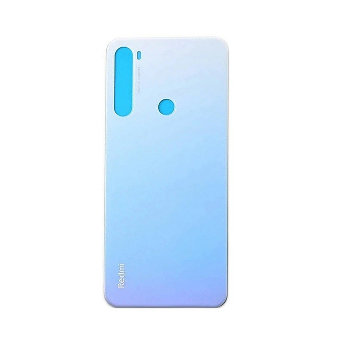 درب پشت شيائومي Xiaomi Redmi Note 8 رنگ سفيدمهتابي آبي (اورجينال/روکاري)