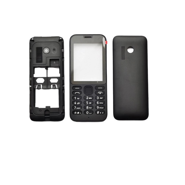 قاب و شاسي نوکيا Nokia 215 Dual SIM رنگ مشکي