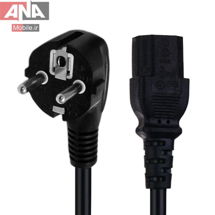 کابل برق پاور 3 پین استوک طول 2 متر (فابریک شرکت)