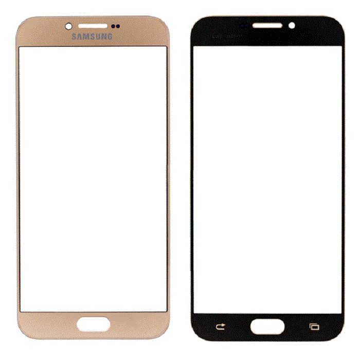 گلس تعميراتي سامسونگ Samsung A810 رنگ طلايي