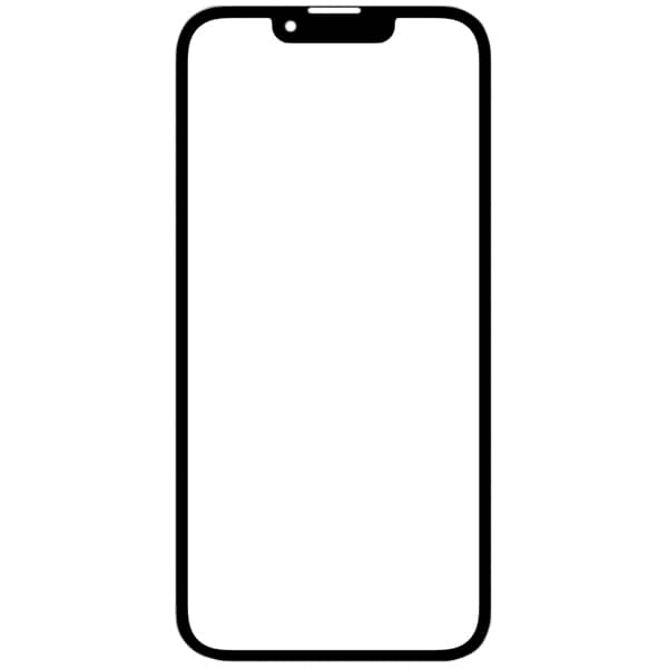 گلس تعميراتي با OCA آيفون Iphone 13-Iphone 13 Pro رنگ مشکي
