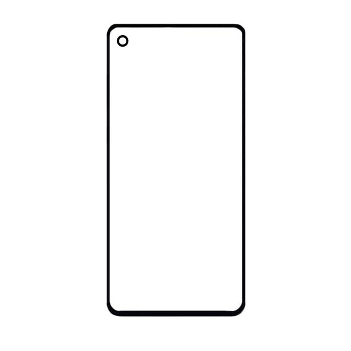 گلس تعميراتي با OCA هواوي Huawei Y7P 2020/P40 رنگ مشکي